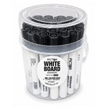 PICTOR WHITEBOARD MARKER BULLET BLACK TUB 30