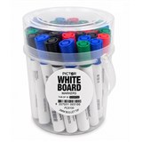 PICTOR WHITEBOARD MARKER BULLET TIP DESKPACK ASSORTED TUB 32