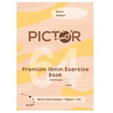 PICTOR PREMIUM A4 64 PAGE EXERCISE BOOK 18MM RULED 70GSM ARIES