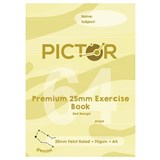 PICTOR PREMIUM A4 64 PAGE EXERCISE BOOK 25MM RULED 70GSM GEMINI