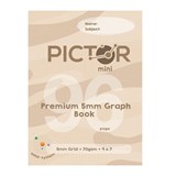 PICTOR PREMIUM MINI 225 X 175MM  96 PAGE GRAPH BOOK 5MM 70GSM SOLAR SYSTEM