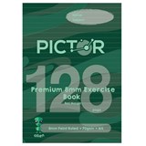 PICTOR PREMIUM A4 128 PAGE EXERCISE BOOK 8MM RULED 70GSM ALIEN