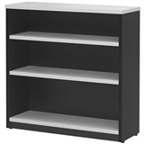 LOGAN BOOKCASE 3 SHELF 900 X 315 X 900MM WHITEIRONSTONE