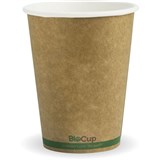 DISPOSABLE CUP 12oz ECO PAPER SINGLE WALL KRAFT