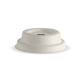 BIOPAK BIOCUP LID PLANT FIBRE 63MM NATURAL PACK 50