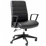 MONDO PLATO OFFICE CHAIR LEATHER BLACK