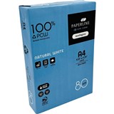 PAPERLINE EYECARE ECOLOGICO A4 100 RECYCLED COPY PAPER 80GSM WHITE REAM OF 500 SHEETS