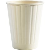 BIOPAK BIOCUP DOUBLE WALL CUP 255ML WHITE PACK 50