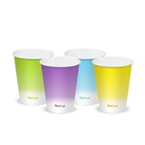 BIOPAK COLOURED COLD PAPER BIOCUP 390ML12OZ PACK 50
