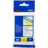BROTHER TZE231 LAMINATED LABELLING TAPE 12MM BLACK ON WHITE