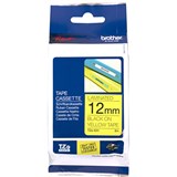 BROTHER TZE631 LAMINATED LABELLING TAPE 12MM BLACK ON YELLOW