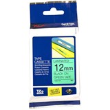BROTHER TZE731 LAMINATED LABELLING TAPE 12MM BLACK ON GREEN