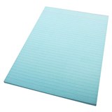 QUILL RULED WRITING PAD A4 50LF BOND BLUE