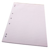 QUILL RULED BANK PAD 7 HOLE PUNCHED 60GSM 90 LEAF A4 WHITE