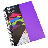 QUILL VISUAL ART DIARY 110GSM 120 PAGE A5 PP DARK PURPLE