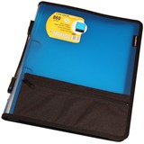 BANTEX ZIPPER RING BINDER FOLIO PP 2R 25MM A4 BLUE