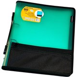 BANTEX ZIPPER RING BINDER FOLIO PP 2R 25MM A4 GREEN