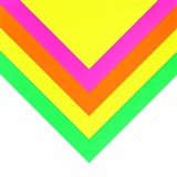 QUILL FLUROBOARD 230GSM A3 ASSORTED PACK 5