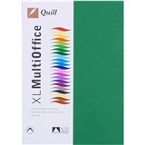 QUILL XL MULTIOFFICE COLOURED A4 COPY PAPER 80GSM EMERALD PACK 500 SHEETS