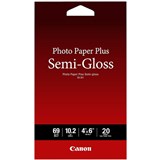 CANON SG201 PHOTO PAPER PLUS SEMI GLOSS 260GSM 4 X 6 INCH WHITE PACK 20