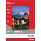 CANON SG201 PHOTO PAPER PLUS SEMIGLOSS 260GSM A4 WHITE PACK 20