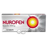 NUROFEN IBUPROFEN TABLETS 200MG PACK 12