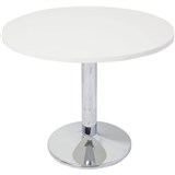 RAPIDLINE ROUND TABLE DISC BASE 1200MM NATURAL WHITECHROME
