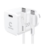 COMSOL USBC WALL CHARGER 20W  USBC CABLE 12M WHITE