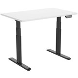 ERGOVIDA EED623D ELECTRIC SITSTAND DESK 1800 X 750MM BLACKWHITE