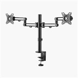 ERGOVIDA EMA30C24 DUAL MONITOR ARM BLACK