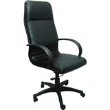 RAPIDLINE CL710 EXECUTIVE CHAIR HIGH BACK ARMS PU BLACK