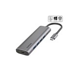 COMSOL USBC TO 4K HDMI MONITOR 7 PORT DOCK GREY