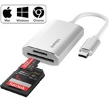 COMSOL USBC TO SD READER AND MICRO SD40 READER WHITE