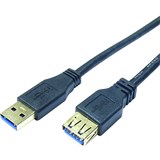 COMSOL USB SUPERSPEED PERIPHERAL CABLE 30 A MALE TO B MALE 3M BLACK