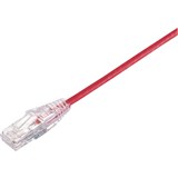 COMSOL ULTRA THIN SNAGLESS PATCH CABLE CAT6A 10GBE UTP 3M RED