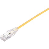 COMSOL ULTRA THIN SNAGLESS PATCH CABLE CAT6A 10GBE UTP 3M YELLOW