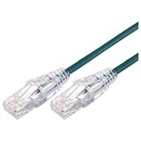 COMSOL ULTRA THIN SNAGLESS PATCH CABLE CAT6A 10GBE UTP 3M GREEN