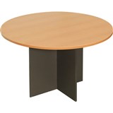 RAPID WORKER ROUND MEETING TABLE 900MM BEECHIRONSTONE