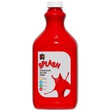 EDUCATIONAL COLOURS SPLASH CLASSROOM ACRYLIC PAINT 2 LITRE TOFFEE APPLE RED