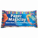 PAPER MAGICLAY   MODELLING COMPOUND 200G WHITE