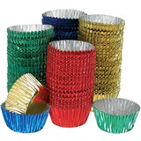 ZART PATTY PANS MINI METALLIC ASSORTED PACK 100