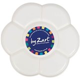 ZART PAINT PALETTE DAISY PLASTIC 6WELL WHITE