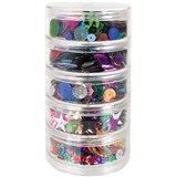 ZART SEQUINS STACKABLE 100G ASSORTED