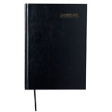 CUMBERLAND 40CBK CASEBOUND DIARY 2 PAGE TO DAY A4 BLACK