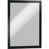 DURABLE DURAFRAME SIGN HOLDER ADHESIVE BACK A4 BLACK PACK 2