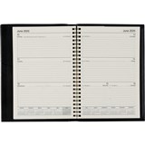 CUMBERLAND NORWICH 57S SPIRAL DIARY PVC WEEK TO VIEW A5 BLACK