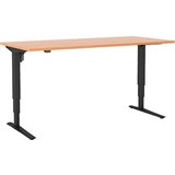 CONSET 50143 ELECTRIC HEIGHT ADJUSTABLE DESK 1500 X 800MM BEECHBLACK