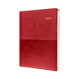 COLLINS VANESSA 145V15 DIARY DAY TO PAGE A4 RED
