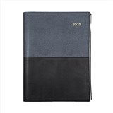 COLLINS VANESSA 145V99 DIARY DAY TO PAGE A4 BLACK