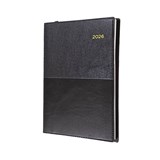 COLLINS VANESSA 245V99 DIARY 2 DAYS TO PAGE A4 BLACK